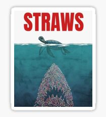 Straws Sticker