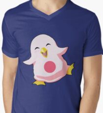 Yun baby wall penguin Men's V-Neck T-Shirt