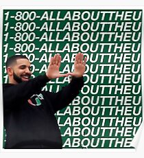 Drake All about the U- University of Miami Poster