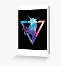 Galaxy Unicorn Greeting Card