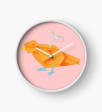 Wind-up Vogelchronik - Origami-Illustration - Haruki Murakami Uhr