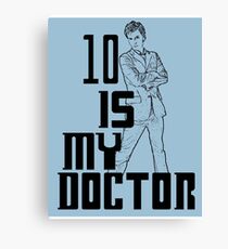 Doctor Who Canvas Print