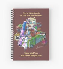 Tiny Tina fan art Spiral Notebook