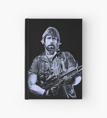 Chuck Norris Soldier Art Hardcover Journal