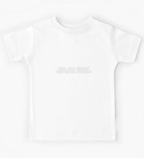 Darth Jar Jar Fan (white, outline) Kids Tee