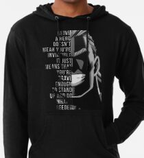 Sudadera con capucha ligera Mi heroe, todo podria