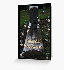 Haunted Halloween Greeting Card