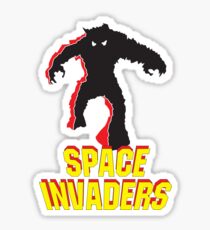 Space Invaders Sticker