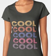 Cool Retro Typography Women's Premium T-Shirt