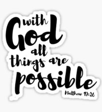Bible Verse Sticker Sticker