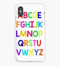 Alphabet fun iPhone Case