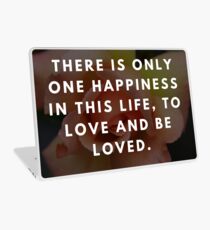 Rose Quotation (George Sand) Laptop Skin