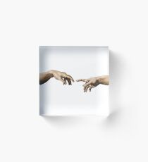 The creation of Adam Acrylic Block