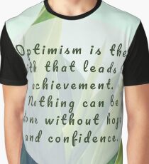 Leaves Quotation (Helen Keller #1) Graphic T-Shirt