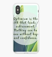 Leaves Quotation (Helen Keller #1) iPhone Case
