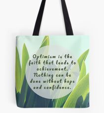 Leaves Quotation (Helen Keller #1) Tote Bag