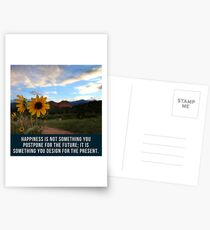 Flower Quotation (Jim Rohn) Postcards