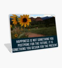 Flower Quotation (Jim Rohn) Laptop Skin