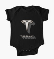 Tesla Shadow Sticker One Piece - Short Sleeve