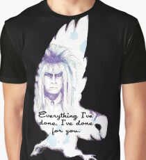 Labyrinth Alles, was ich getan habe Eule Grafik T-Shirt