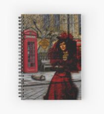 Ghosts in London Spiral Notebook