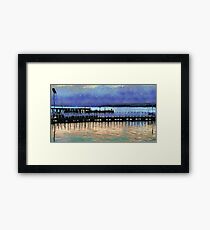Two Jetties Framed Print