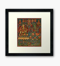 The White Tara and The Green Tara Framed Print