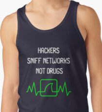 Hackers Sniff Networks Cyber Security Fun T-shirt Tank Top