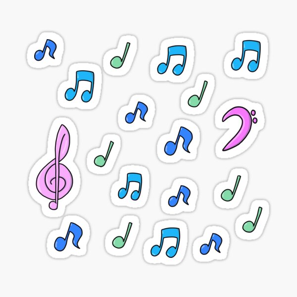 Pastel Music Notes Gifts & Merchandise Redbubble