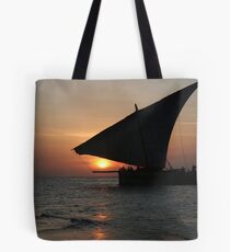 Sunset on Zanzibar Tote Bag