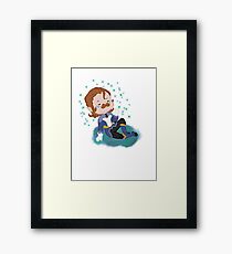 Voltron Chibis- Coran Framed Print