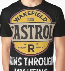 Castrol R runs through my veins Graphic T-Shirt