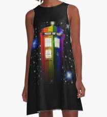 TARDIS A-Line Dress