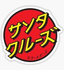 Japanese Santa Cruz Logo Sticker