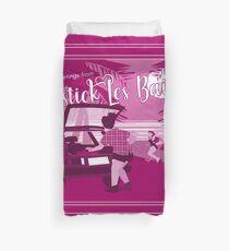 Lipstick Les Bains - purple Duvet Cover