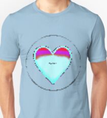 Pixiilated Heart 3 by RootCat Unisex T-Shirt
