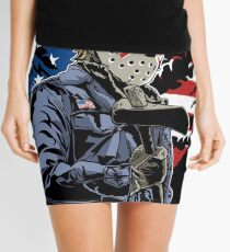 American Flag Axe Murderer Mini Skirt