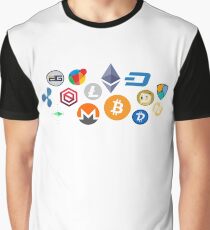cryptocurrency patterns Graphic T-Shirt