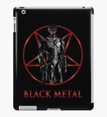 Robocop - Black Metal iPad Case/Skin