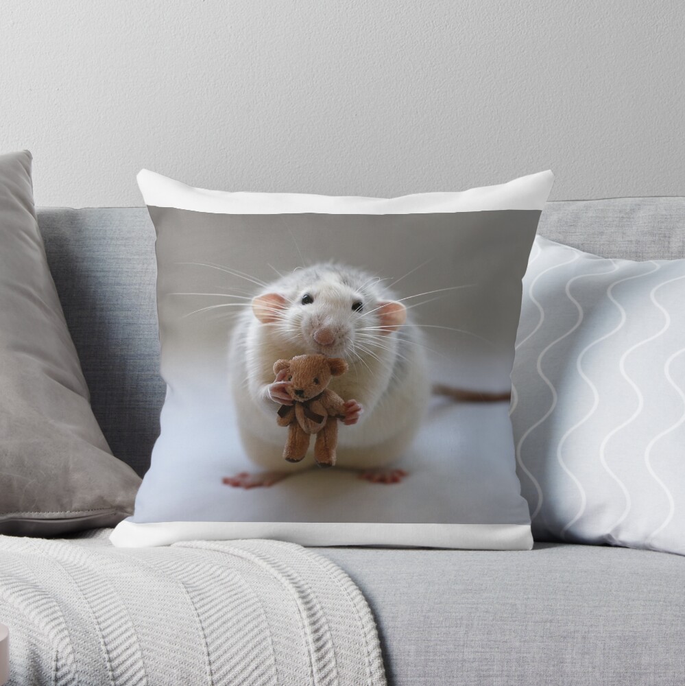 Me and my bear. Throw Pillow