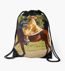 A beautiful Civil War Lady Drawstring Bag