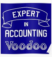 T-Shirt Expert in Accounting Voodoo - great gift Poster