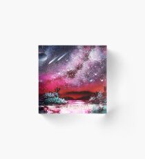 Cactus galaxy Acrylic Block