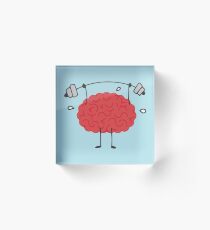 Brain Workout Acrylic Block
