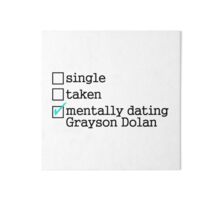 Mentally dating grayson dolan