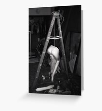 Abstract woman, without torso Greeting Card