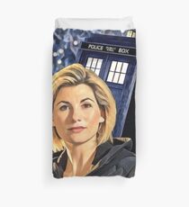 Space & Time lord First female doctor Duvet Cover