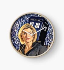 Space & Time lord First female doctor Clock