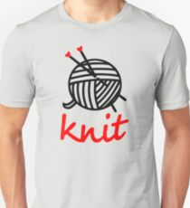knit with sweet Yarn graphic Unisex T-Shirt