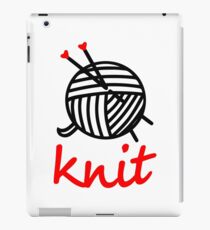knit with sweet Yarn graphic iPad Case/Skin